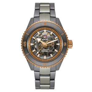 Rado Captain Cook Gray Ceramic Skeleton
