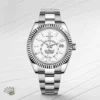 Rolex Sky Dweller Silver White Dial