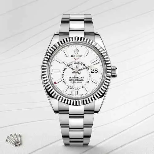 Rolex Sky Dweller Silver White Dial