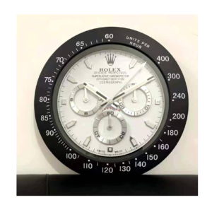 Rolex Submarine Wall Clock White-Black Ring