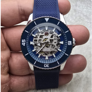Rado Captain Cook Blue Dial Silicone Strap