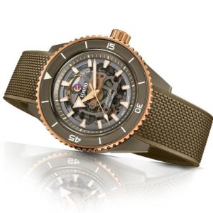 Rado Captain Cook High Tech Ceramic Skeleton In Olive Green