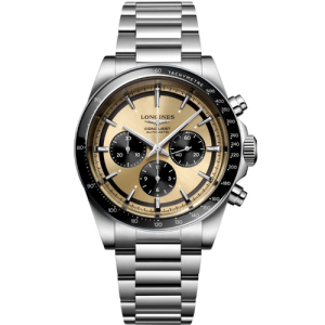 Longines  Conquest Automatic Chronograph Watch with a Dial and Black Subdials