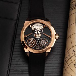Jacob & Co Skull Double Tourbillon Watch