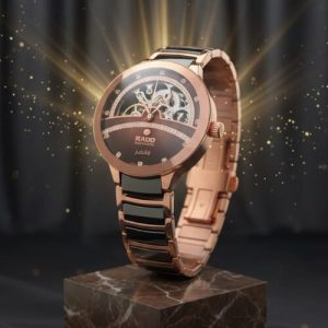 Rado Centrix Brown Automatic Diamonds Open Heart Watch