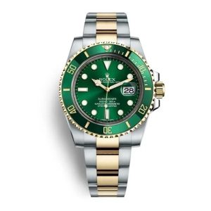 Rolex Submariner Green Dial Dual Tone Watch