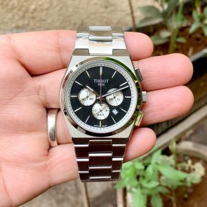 Tissot Classic PRX Chronograph Quartz Silver-Black