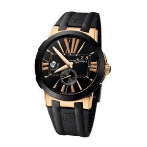 Ulysse Nardin Executive Dual Time Mens Black 32