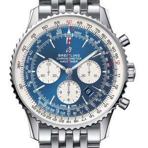 Breitling Stylish Navitimer Blue Silver Chain 87552