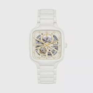 Rado True Square Automatic Open Heart White