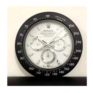 Rolex Submarine Wall Clock White-Black Ring